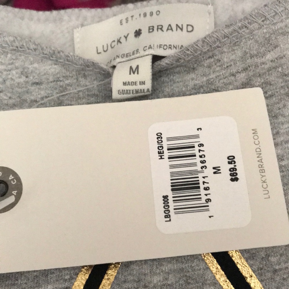 🔥2X HP🔥 NWT Lucky Brand Def Leppard  sweatshirt - Picture 8 of 8